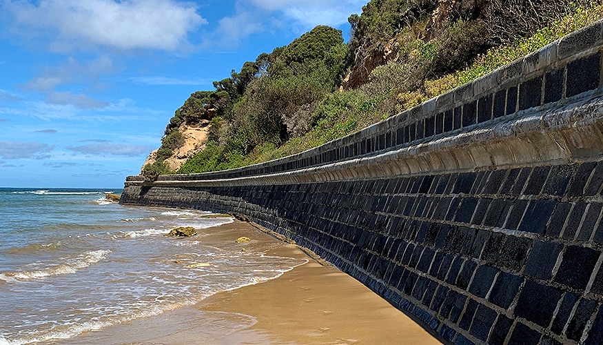 protecting structures in coastal region